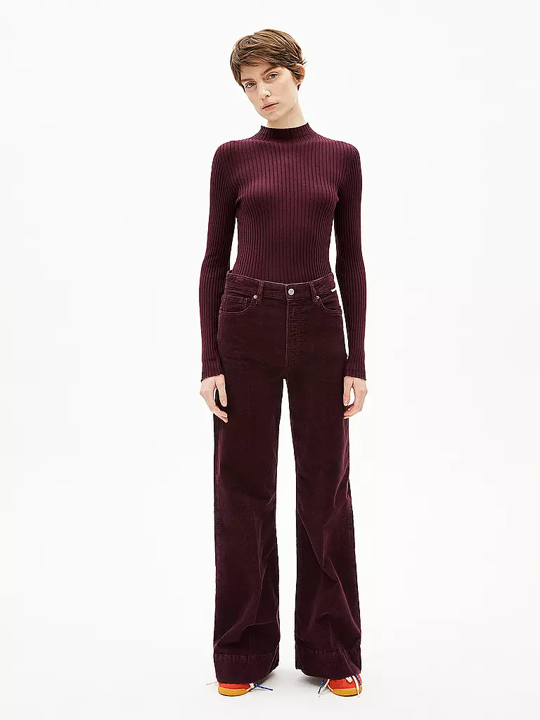 ARMEDANGELS | Pullover ALAANIA | dunkelrot