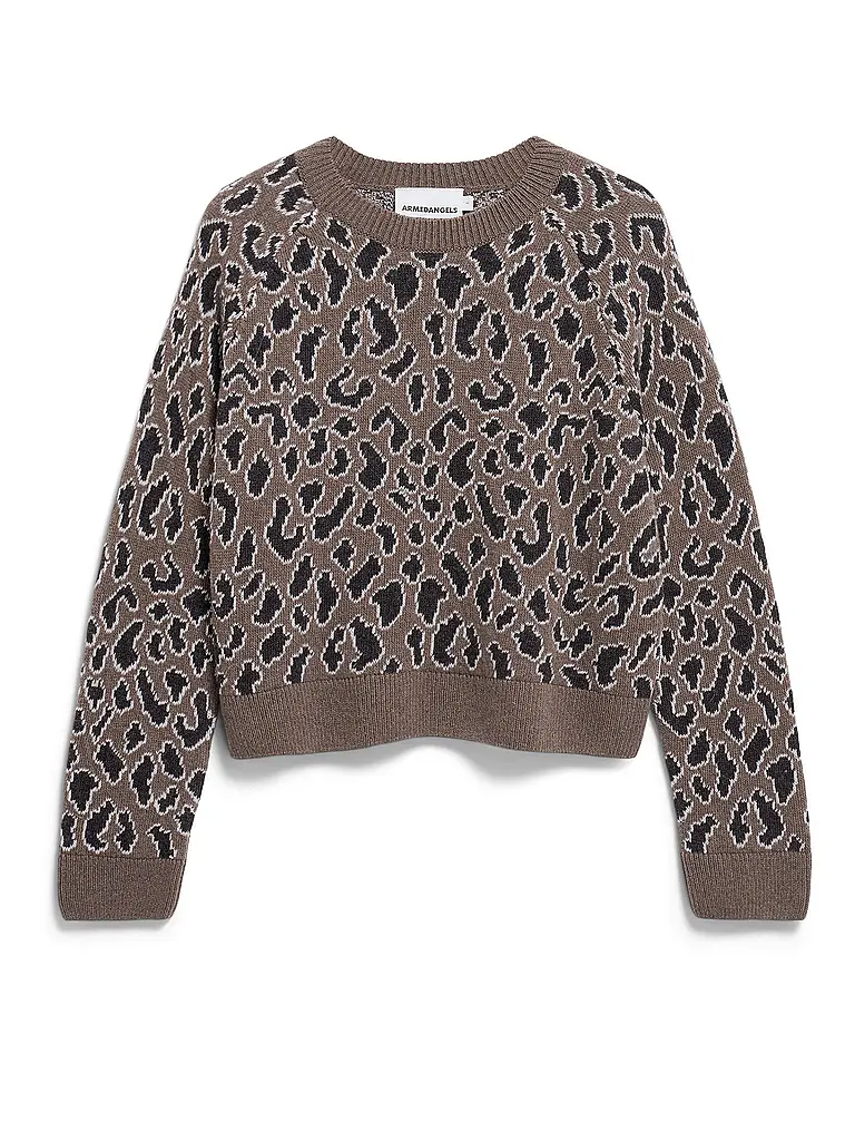 ARMEDANGELS | Pullover DILIRIAA LEOPAA  | camel