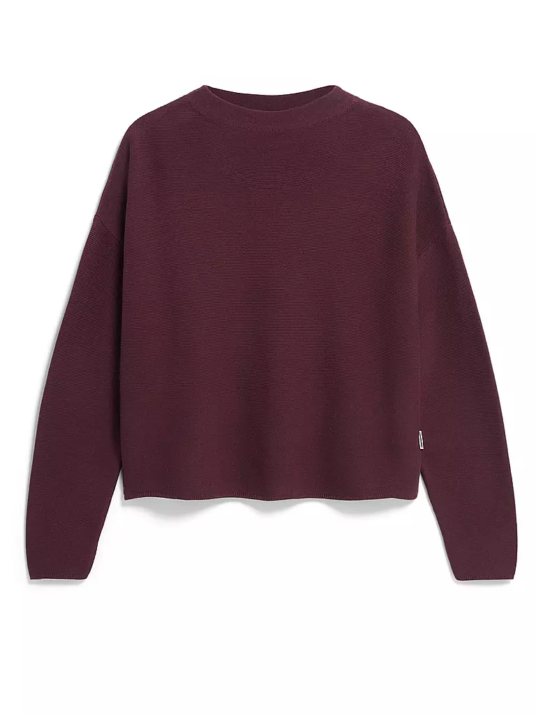 ARMEDANGELS | Pullover MERINAA | dunkelrot
