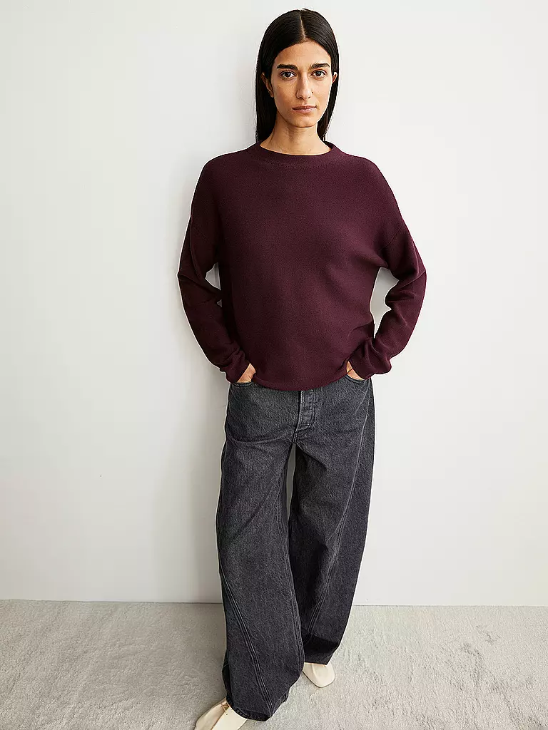 ARMEDANGELS | Pullover MERINAA | dunkelrot
