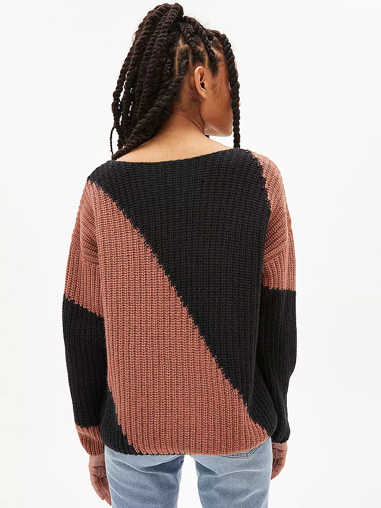 ARMEDANGELS | Pullover Saadie Striped | braun