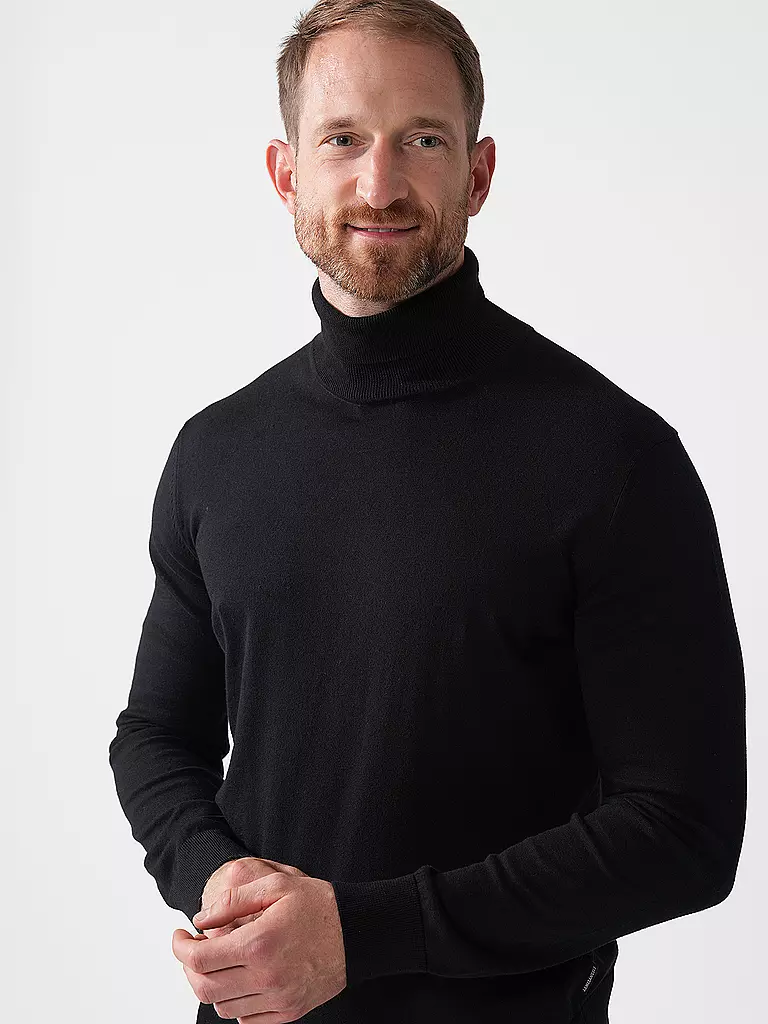 ARMEDANGELS | Rollkragenpullover GAADRO | schwarz