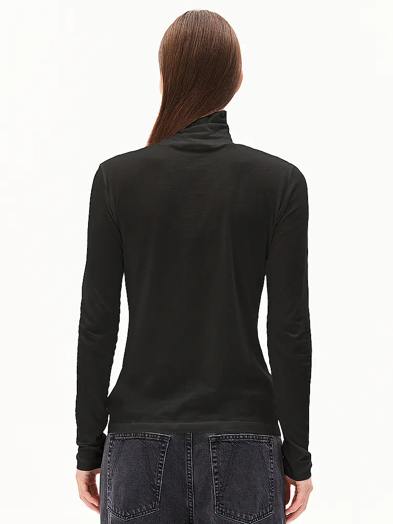 ARMEDANGELS | Rollkragenpullover GRAZILIANAA | schwarz