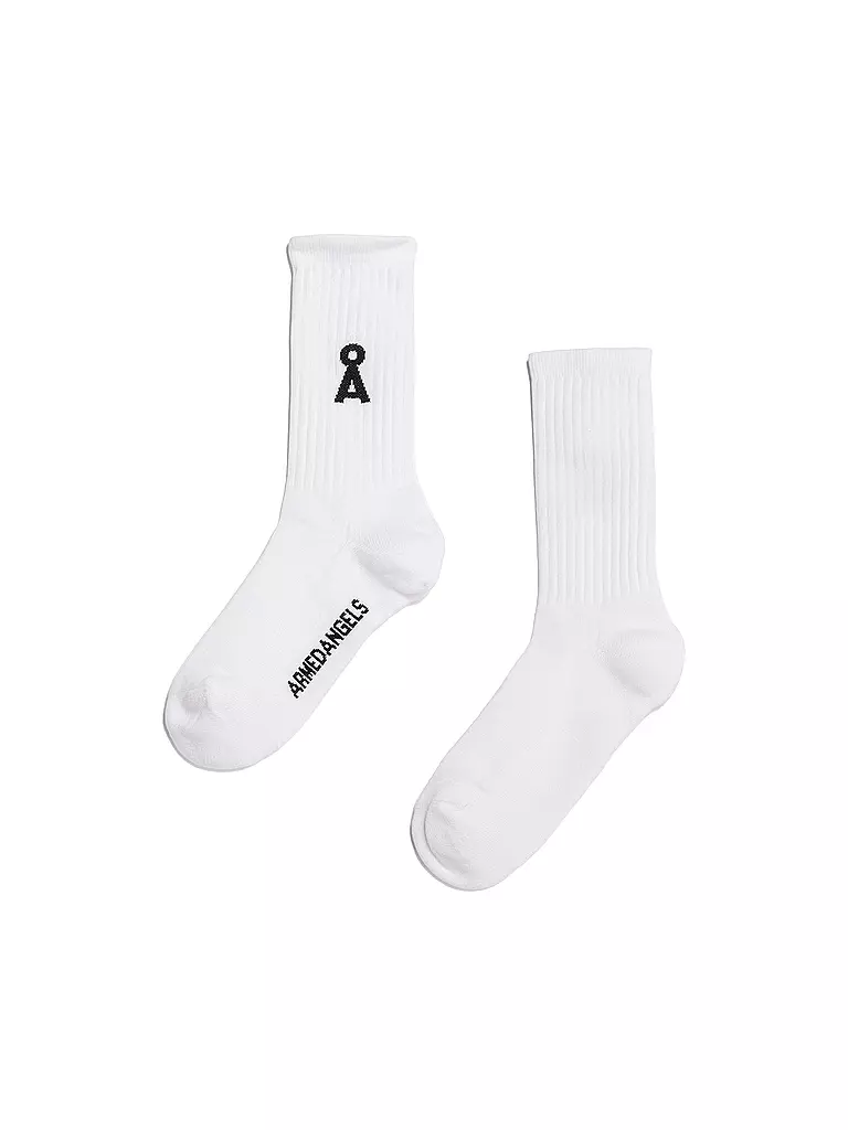ARMEDANGELS | Socken SAAMU white | dunkelblau