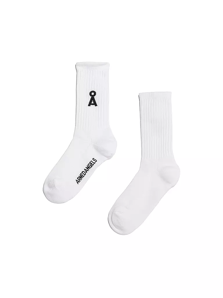 ARMEDANGELS | Socken SAAMU white | hellblau