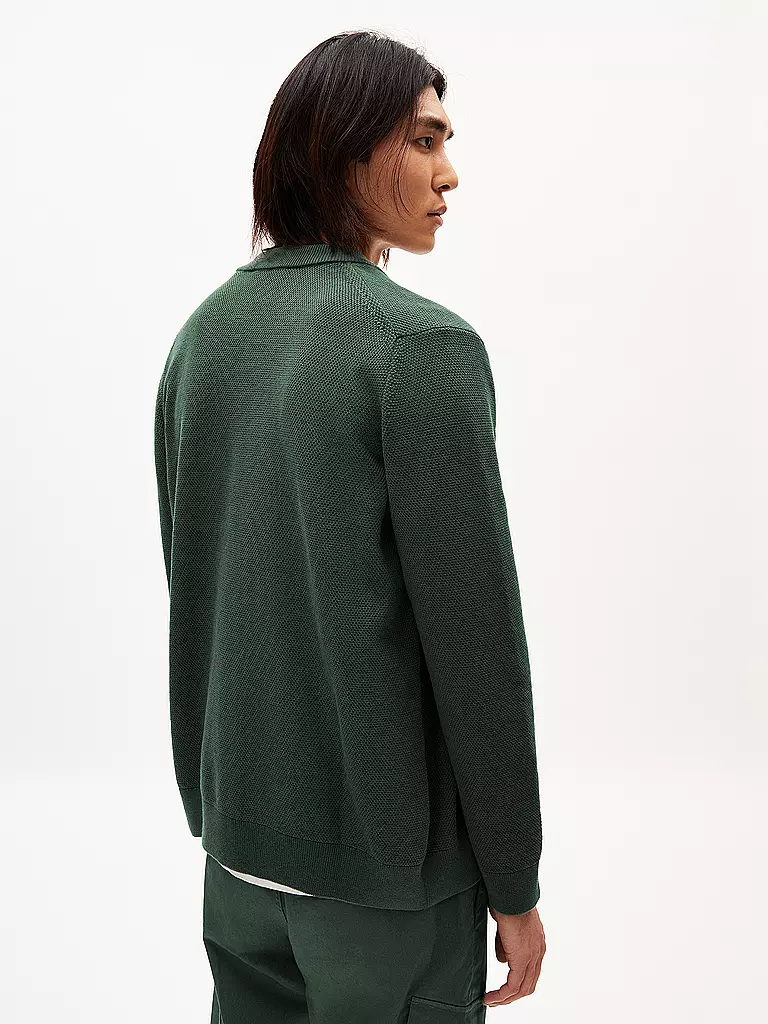 ARMEDANGELS | Strickjacke AAGADI COMPACT | dunkelgrün