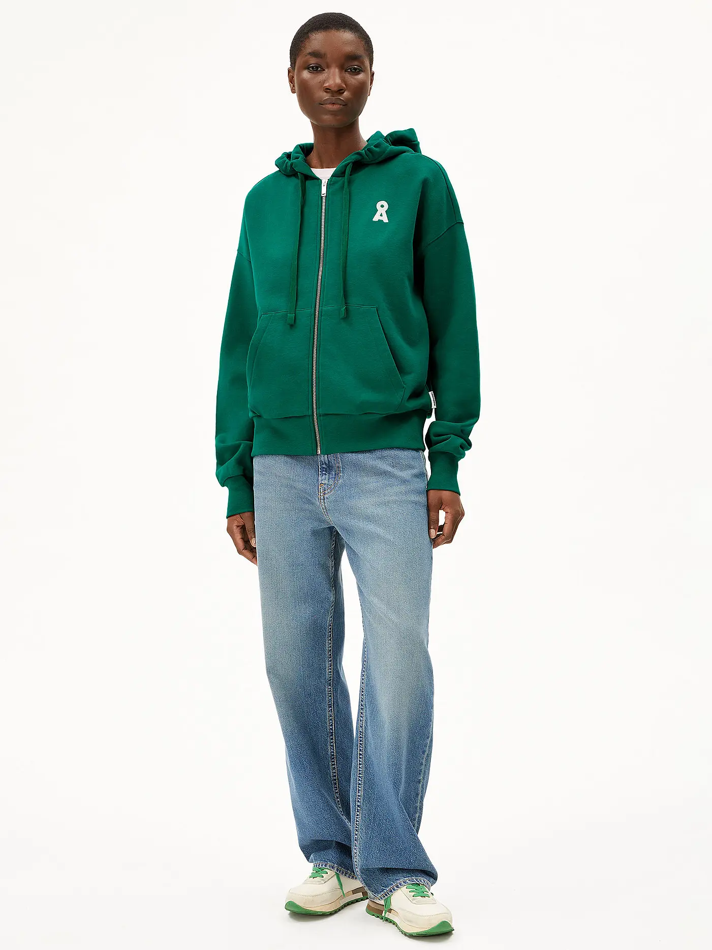 ARMEDANGELS | Sweatjacke RIXAMAA | grün
