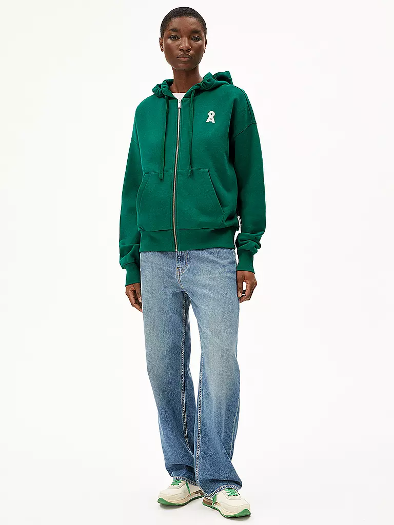 ARMEDANGELS | Sweatjacke RIXAMAA | grün