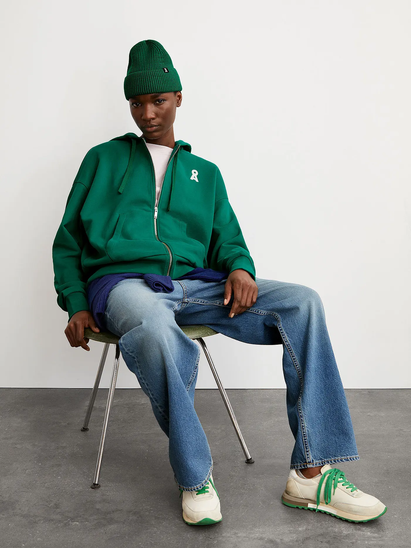 ARMEDANGELS | Sweatjacke RIXAMAA | grün