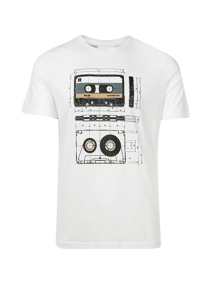 ARMEDANGELS | T-Shirt " Jaames Cassettes " | weiß