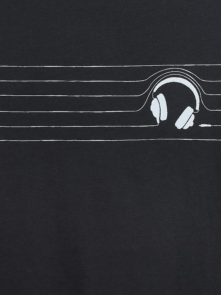 ARMEDANGELS | T-Shirt " Jaames Headphones " | blau