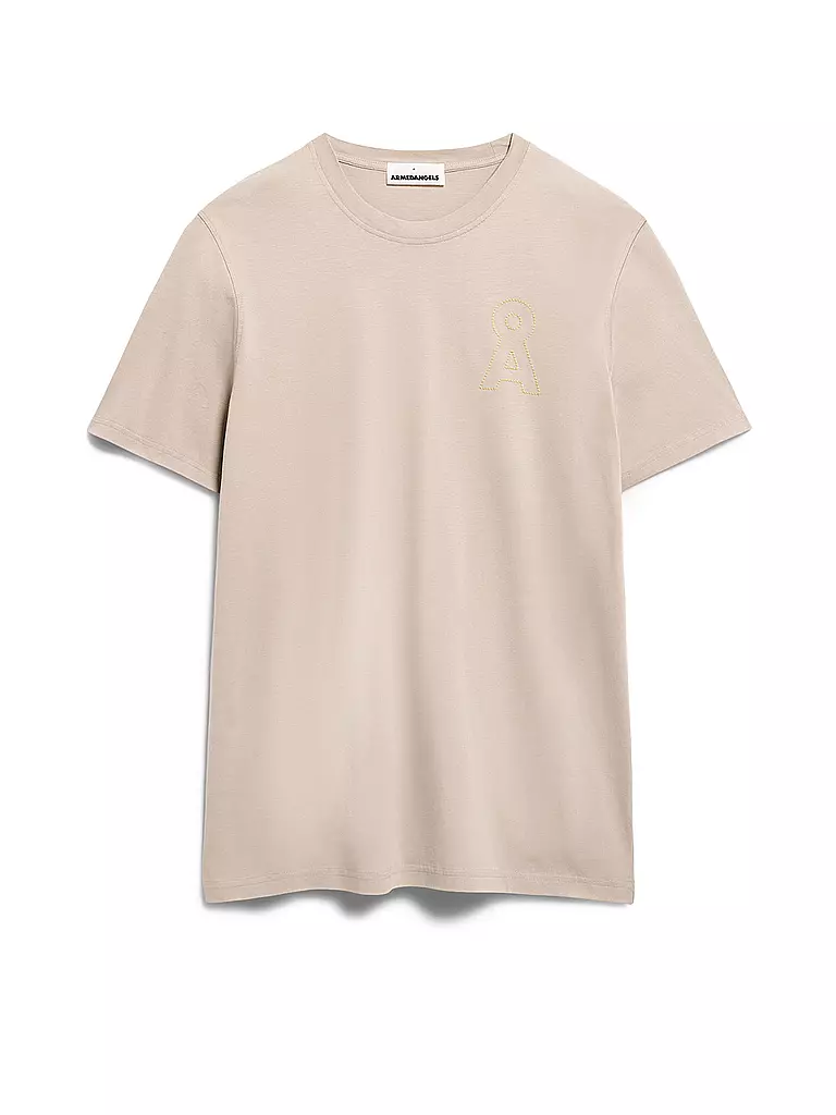 ARMEDANGELS | T-Shirt AADONI COLLEGE EBRO | beige