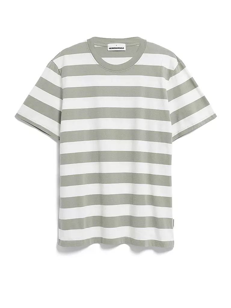 ARMEDANGELS | T-Shirt BAHAAR STRIPES | grün