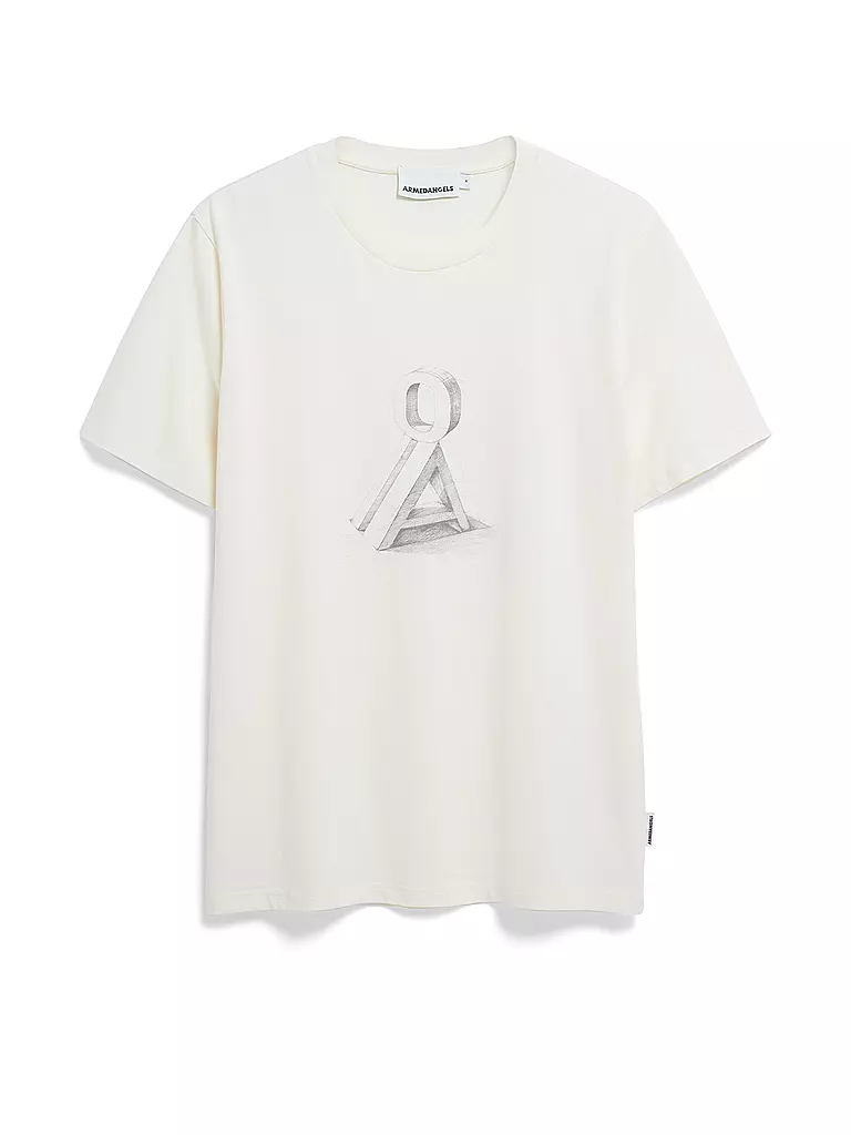 ARMEDANGELS | T-Shirt JAAMES TAACTURE  | creme