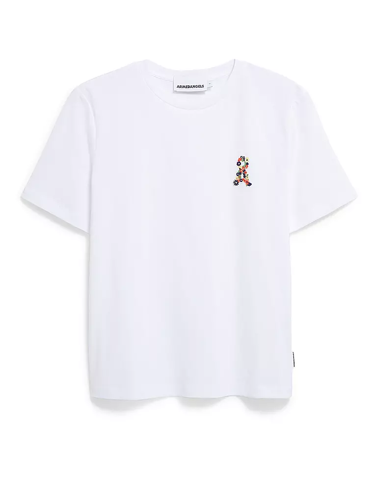 ARMEDANGELS | T-Shirt LUALAA FLOWER | weiss
