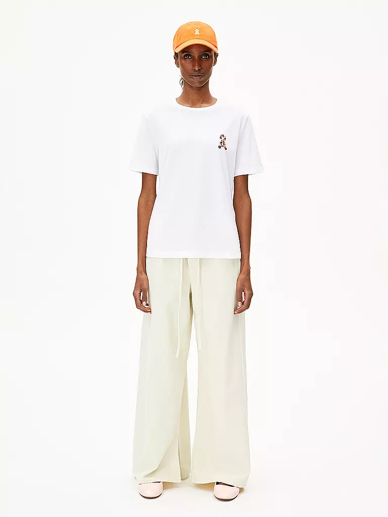 ARMEDANGELS | T-Shirt LUALAA FLOWER | weiss