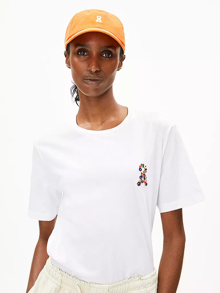 ARMEDANGELS | T-Shirt LUALAA FLOWER | weiss