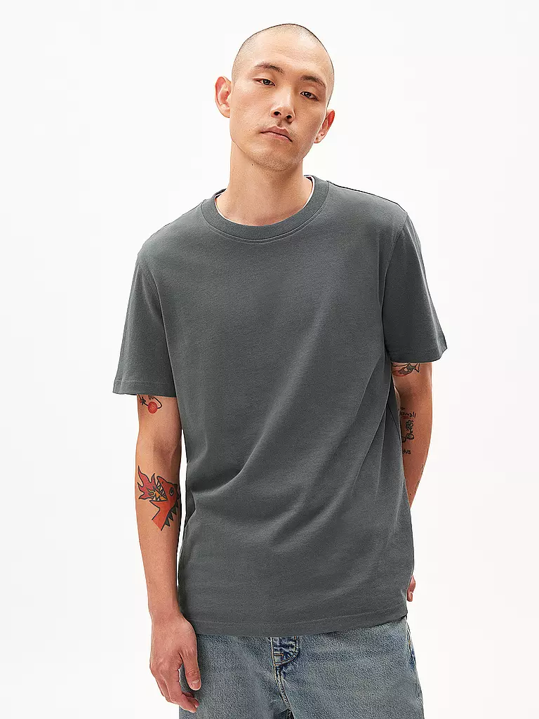 ARMEDANGELS | T-Shirt MAARKOS | dunkelgrün