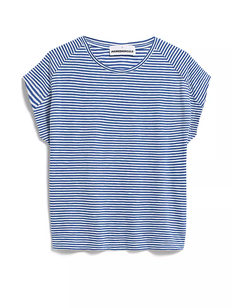 ARMEDANGELS | T-Shirt ONELIAA LOVELY STRIPES | blau