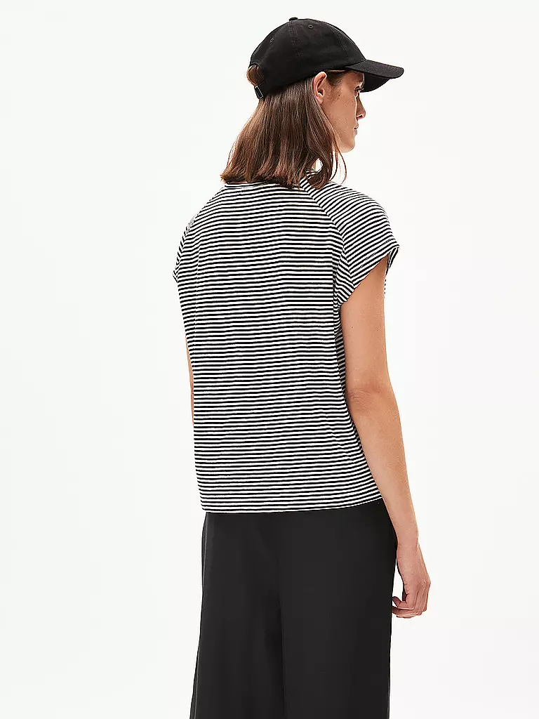 ARMEDANGELS | T-Shirt ONELIAA LOVELY STRIPES | hellblau