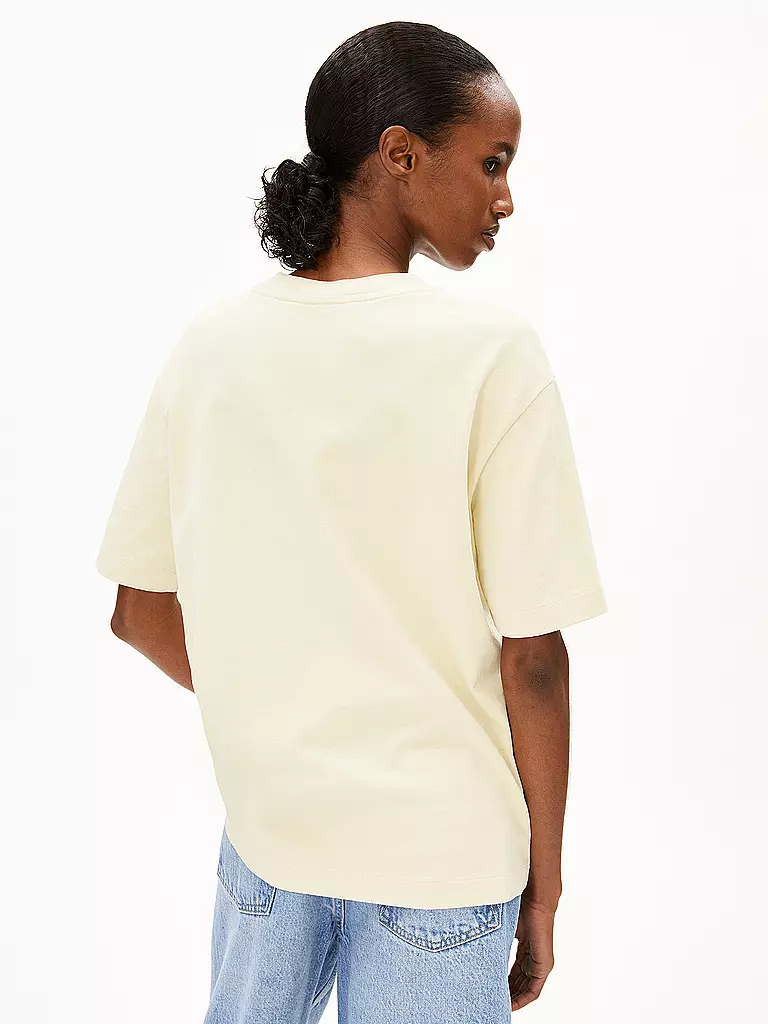 ARMEDANGELS | T-Shirt TARJAA LOGO FLOWAA | creme