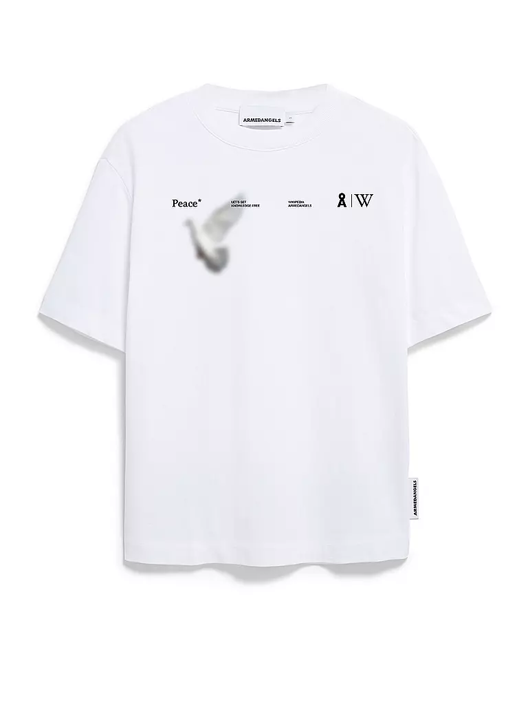 ARMEDANGELS | T-Shirt TARJAA WIKIPEDIA | weiss