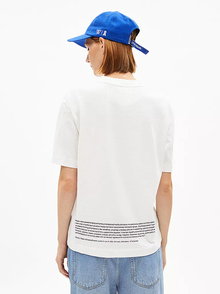 ARMEDANGELS | T-Shirt TARJAA WIKIPEDIA | weiss