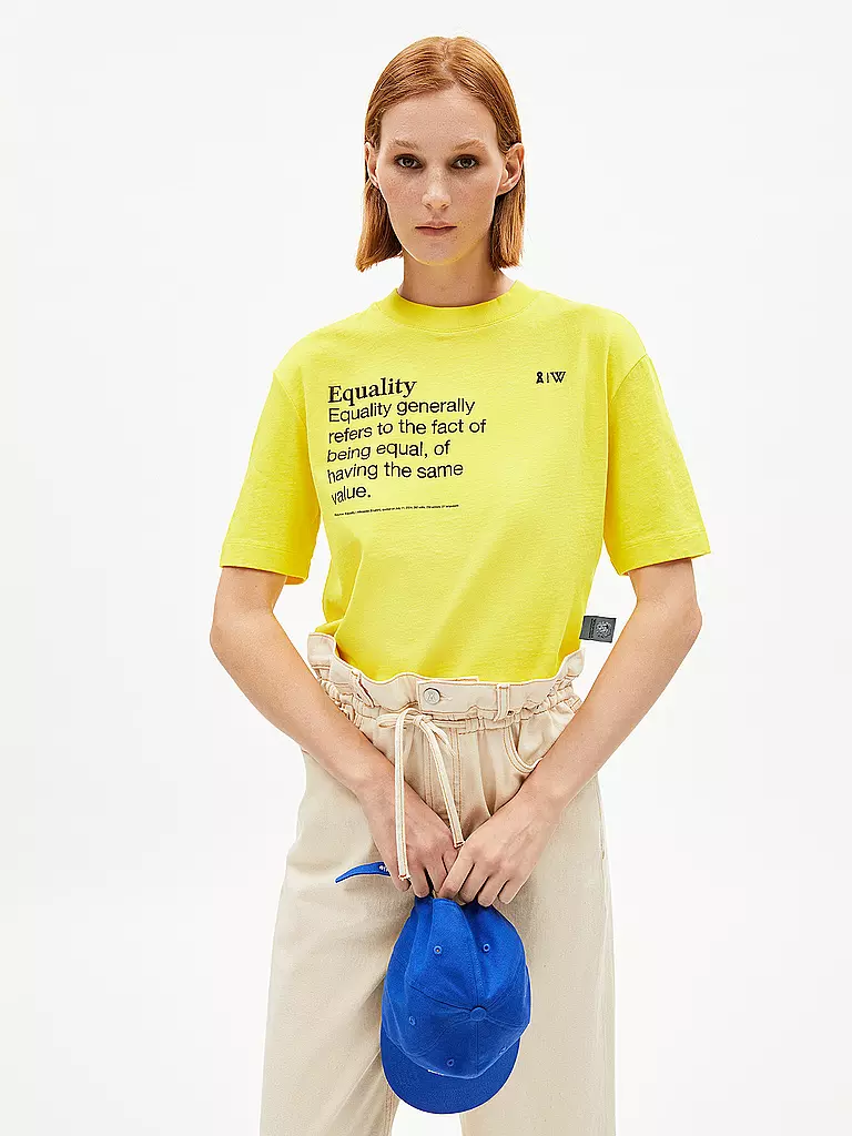 ARMEDANGELS | T-Shirt TARJAA WIKIPEDIA | blau
