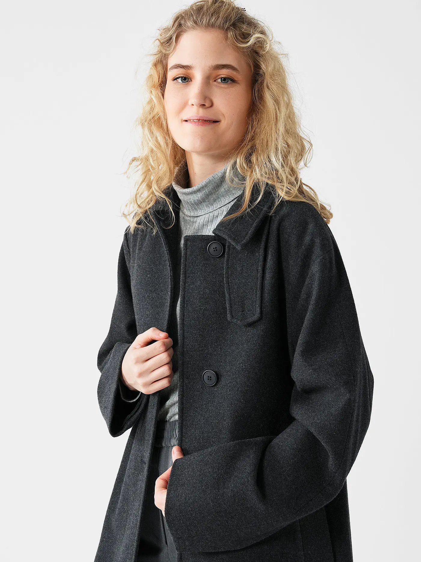 ARMEDANGELS | Trenchcoat VAANOISE | grau