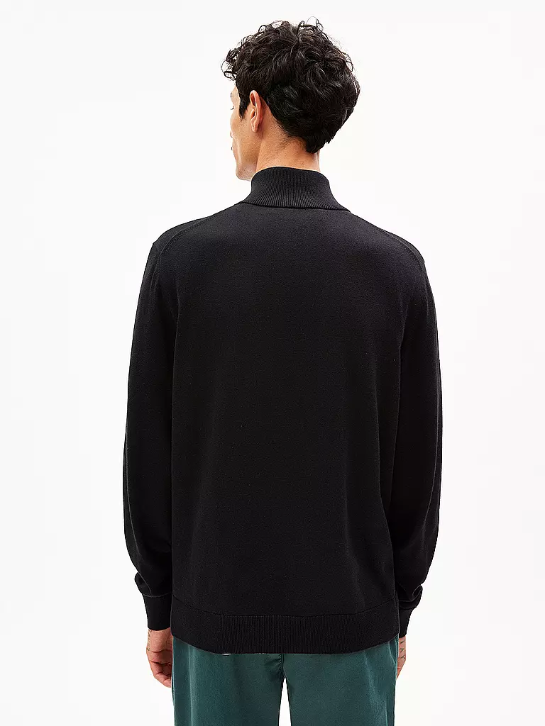 ARMEDANGELS | Troyer Pullover FAABES | schwarz