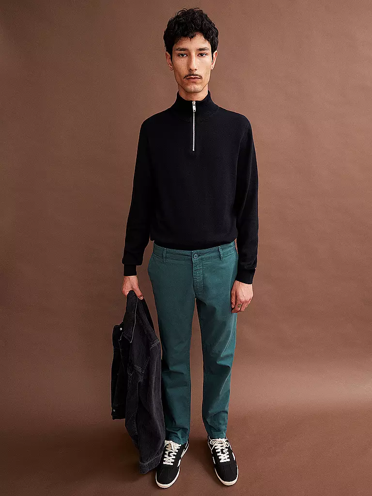 ARMEDANGELS | Troyer Pullover FAABES | schwarz