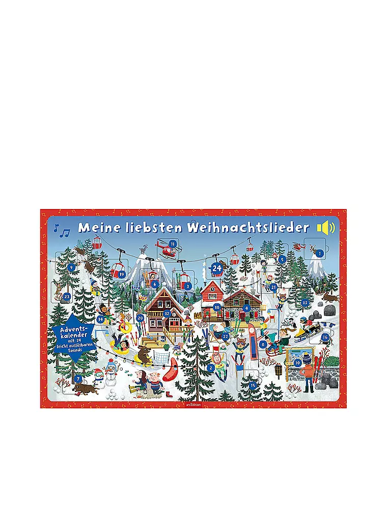 ARS EDITION VERLAG | Adventskalender - Meine liebsten Weihnachtslieder | keine Farbe