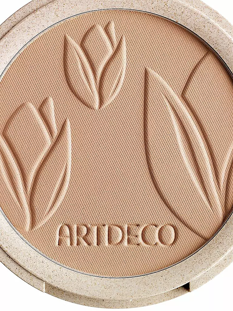 ARTDECO GREEN COUTURE | Natural Finish Compact Foundation ( 3 Warm Honey )  | braun