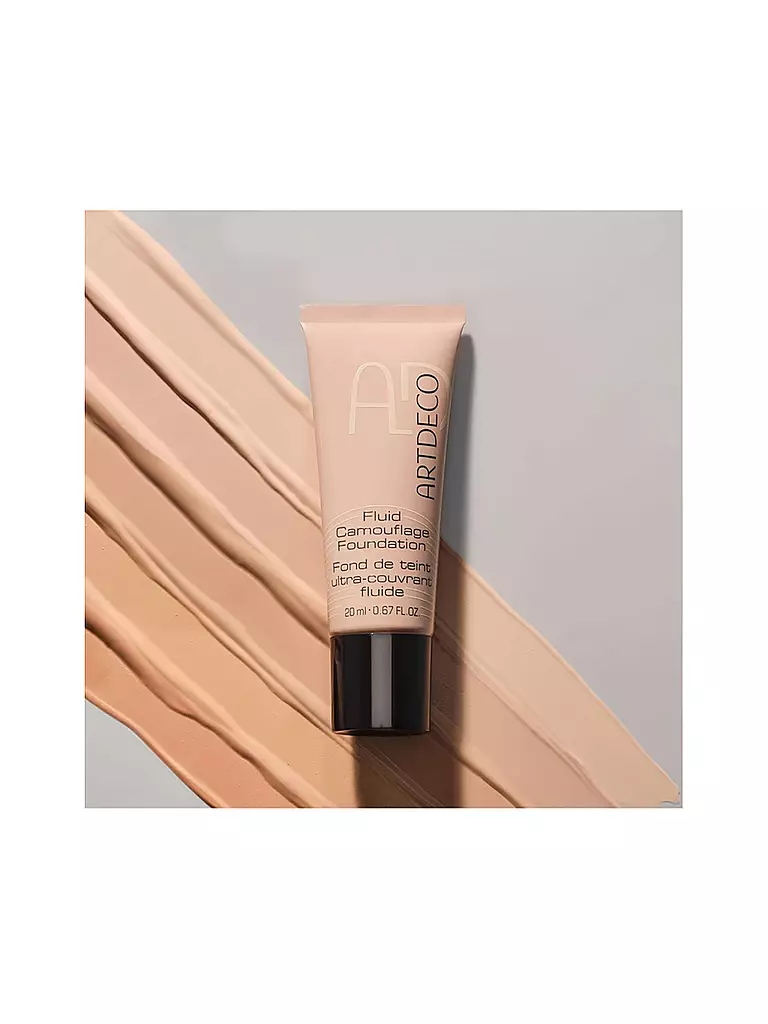 ARTDECO | Fluid Camouflage Foundation (28 Porcelain) | hellbraun