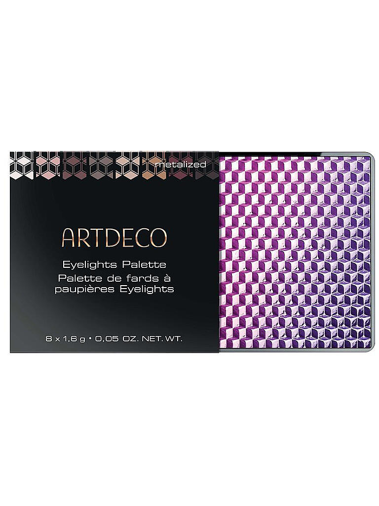 ARTDECO | Lidschatten - Eyelights Palette ( 1 metalized ) | braun