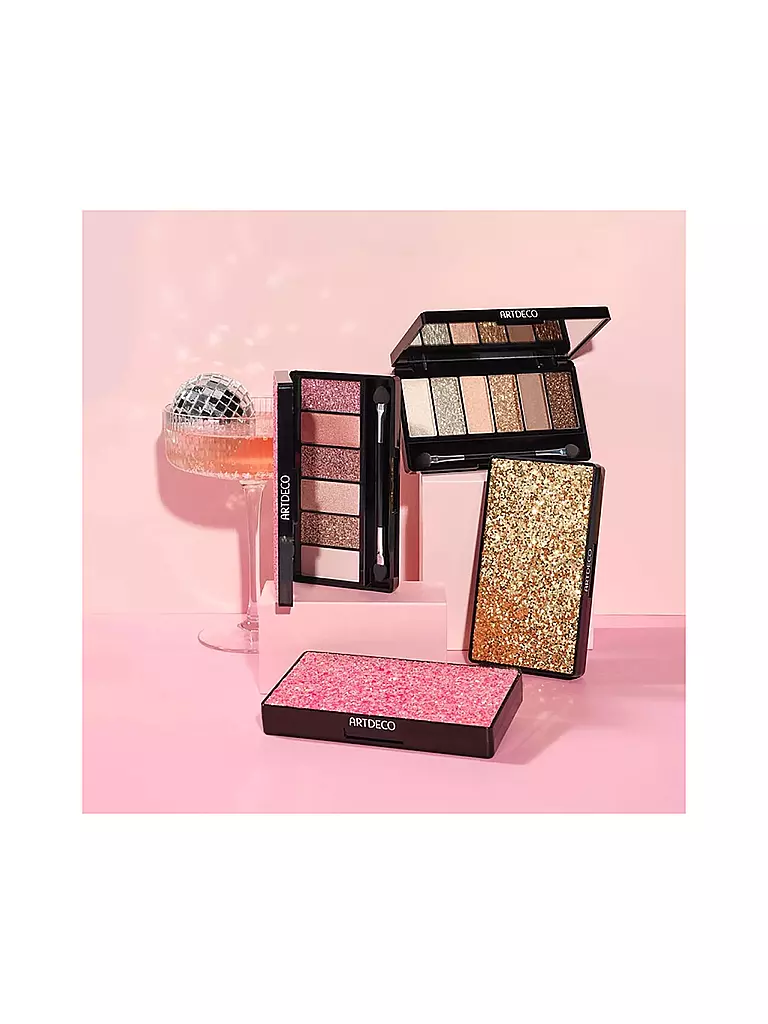 ARTDECO | Lidschatten - Glittery Eyeshadow Palette (1 Braun / Gold)  | senf