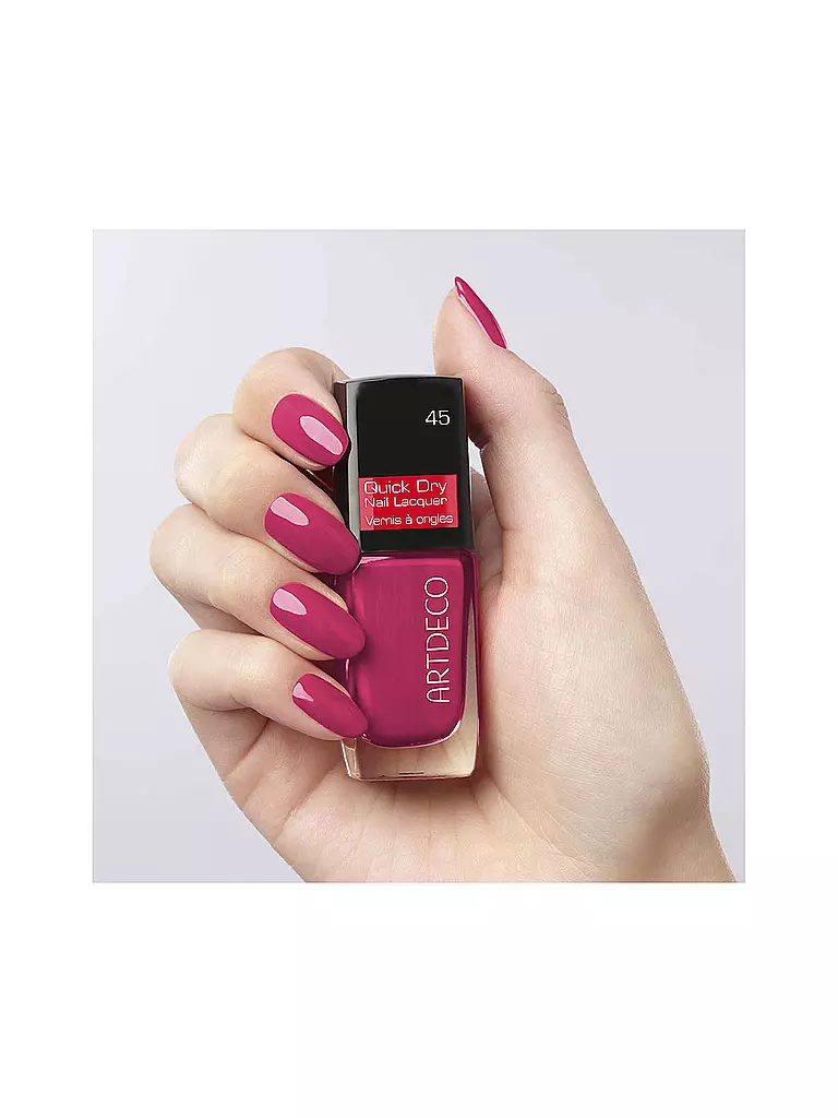 ARTDECO | Nagellack - Quick Dry Nail Lacquer ( 45 raspberry tart )  | rot