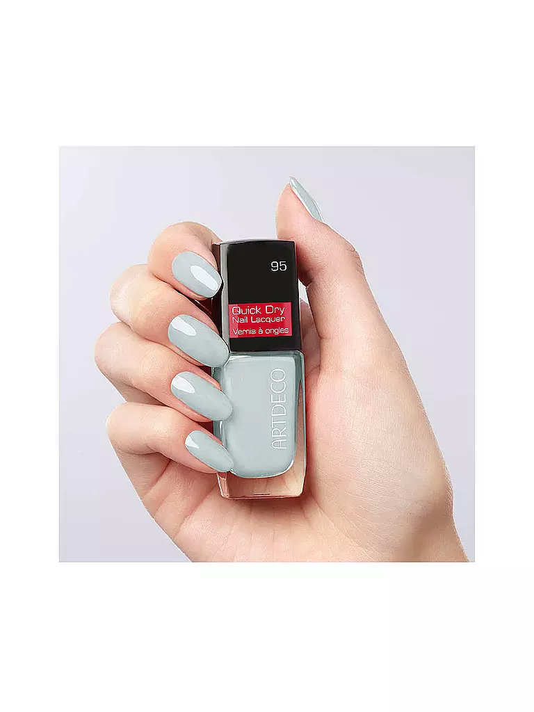 ARTDECO | Nagellack - Quick Dry Nail Lacquer ( 95 aquamarine ) | hellblau