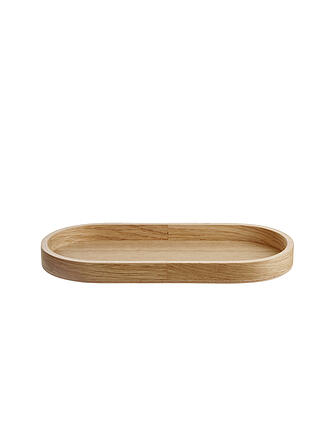 ASA SELECTION | Holztablett oval 23x11cm Eiche Braun 