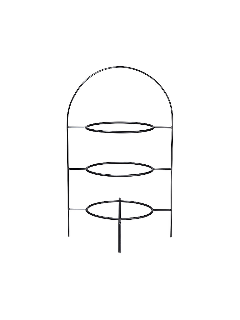 ASA SELECTION Etagere 3-stufig 27x49cm schwarz schwarz