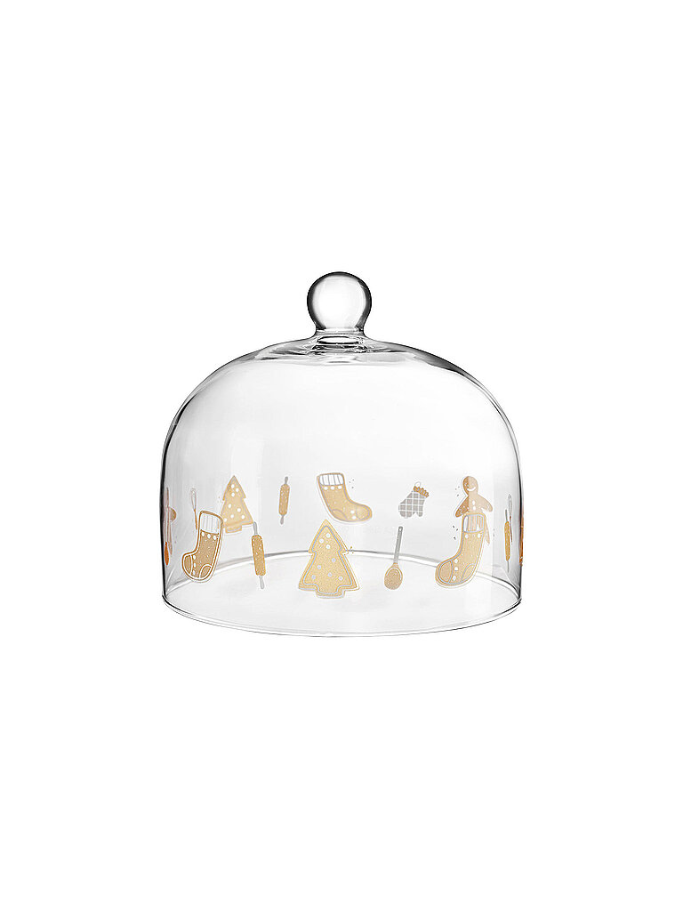 ASA SELECTION Weihnachts Glasglocke XMAS 20x17cm Cookies