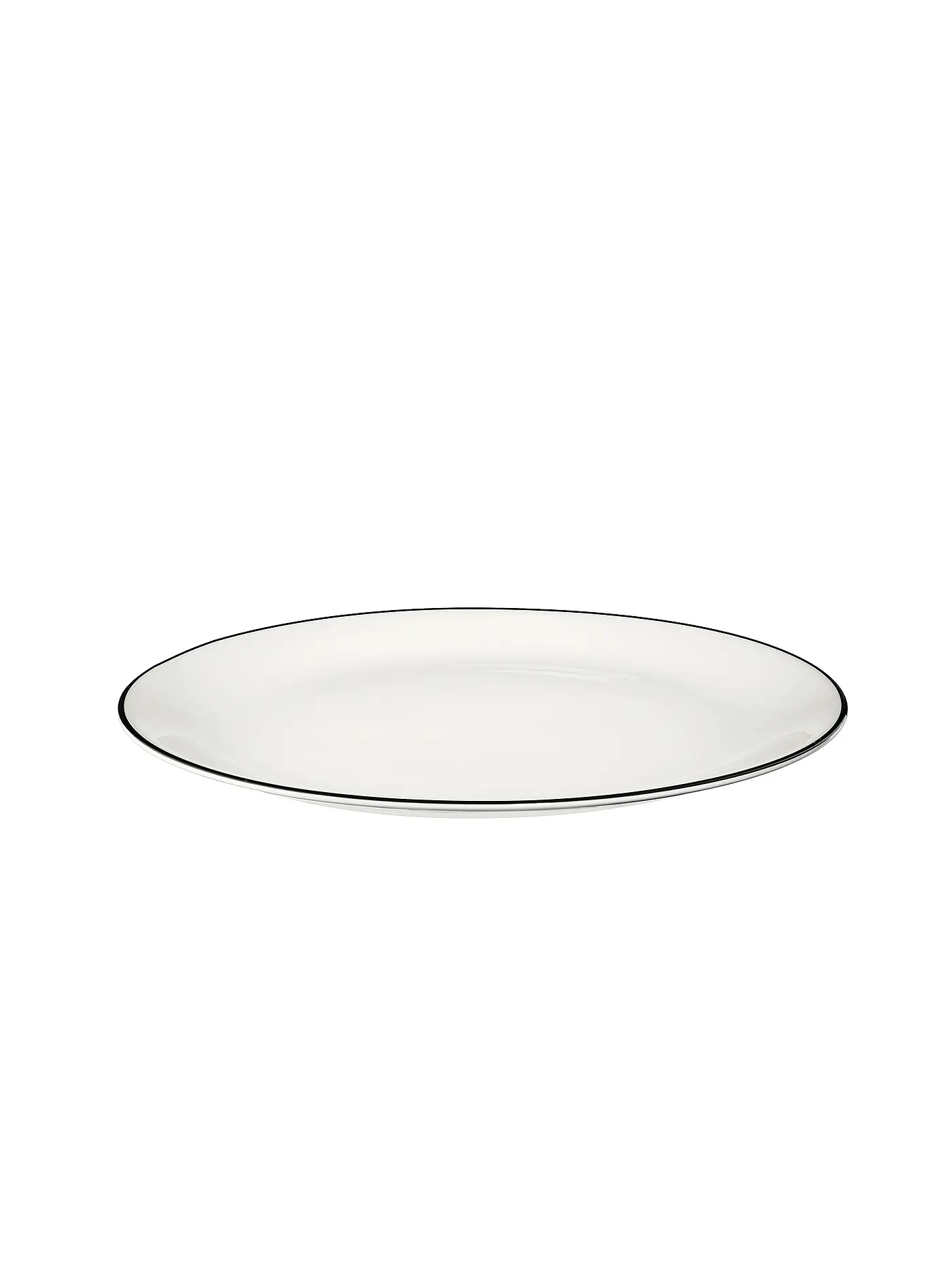 ASA SELECTION | Desserteller klein "à table ligne noir" 14,5cm  | weiss