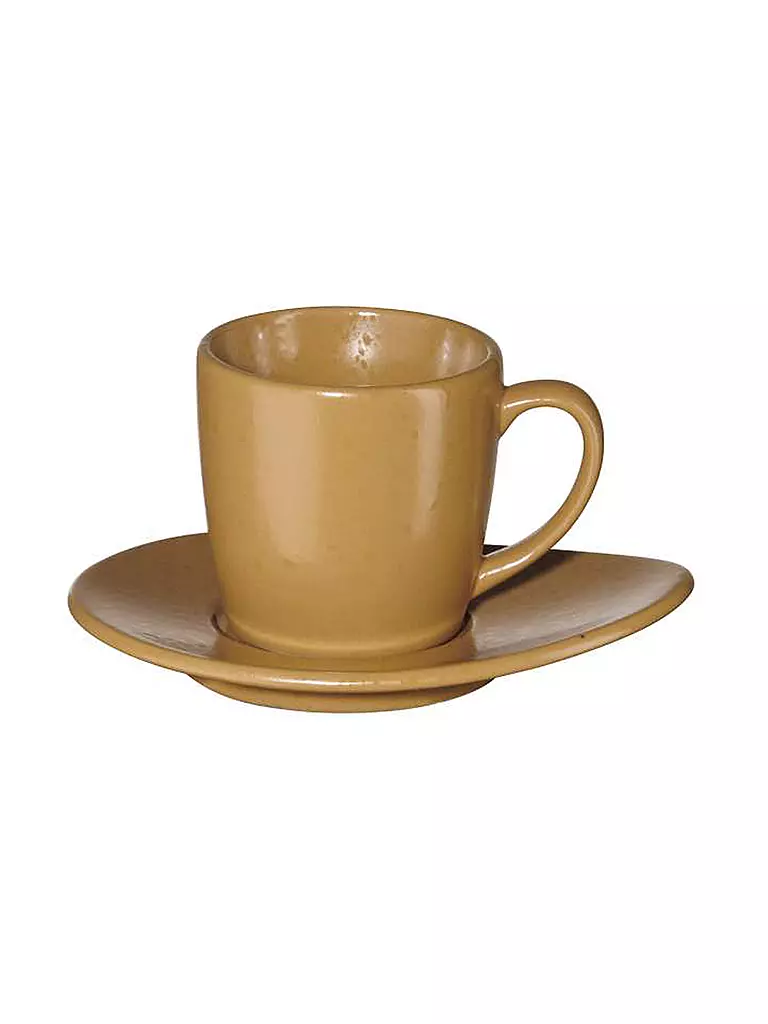 ASA SELECTION | Espressotasse mit Untertasse Cuba 0,06l Ocra | senf