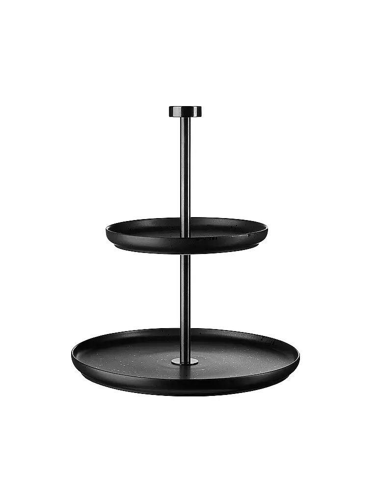 ASA SELECTION | Etagere 2 stufig Coppa 23,5cm Kuro/Schwarz | schwarz