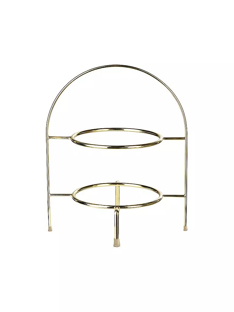 ASA SELECTION | Etagere 2-stufig für Desserteller | gold