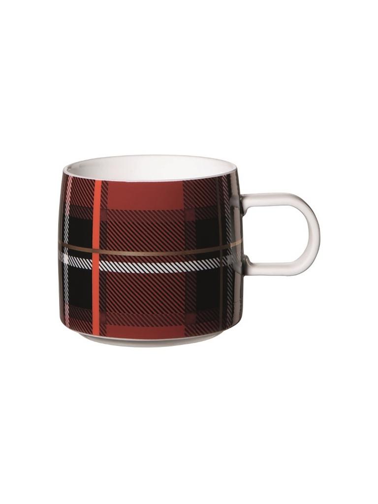 ASA SELECTION | Henkelbecher "Tartan" 0,35l | rot