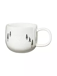 ASA SELECTION | Weihnachts Henkelbecher 0,4l Skiddng Xmas  | Weiss