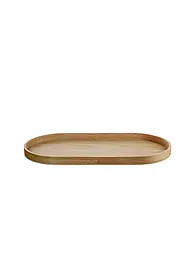 ASA SELECTION | Holzblatte oval 35,5x16,5cm Eiche Braun | Hellbraun