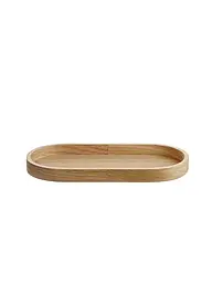 ASA SELECTION | Holztablett oval 23x11cm Eiche Braun  | Hellbraun