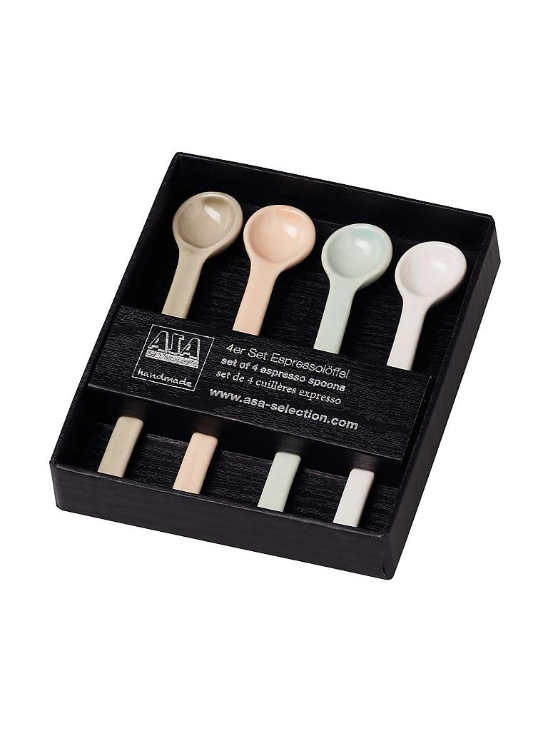 ASA SELECTION | Löffel 4er Set "Coppetta - Neo Pastel" 11,5cm | bunt